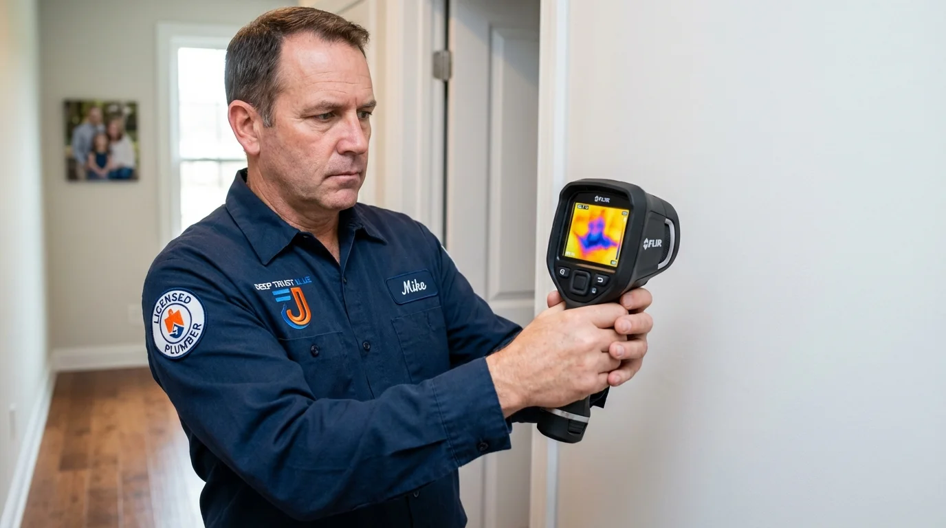 Thermal imaging leak detection by Johns Plumbing LLC in Templeton